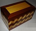 a wooden box