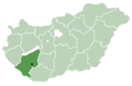 Location of Somogy county