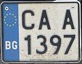 Motorcycle plate