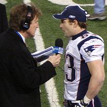 Texas Tech graduate Wes Welker (right), NFL player