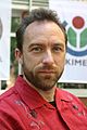 Jimmy Wales at the Wikimania, Frankfurt 2005