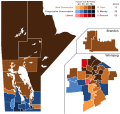 Manitoba general election 2003 - Winning party vote by riding