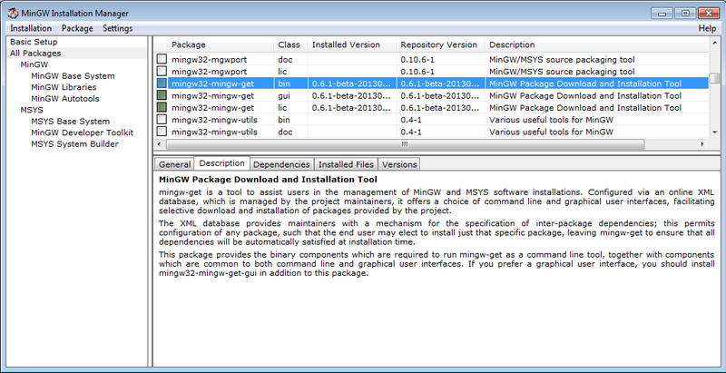 File:MinGW installation manager.webp