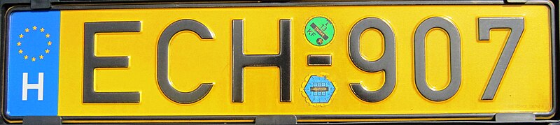 File:Hungary yellow plate EU.JPG