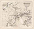 Map of New Netherland according to the Charters granted by The States General on 1614 and 1621