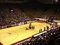 The inside of en:Cassell Coliseum