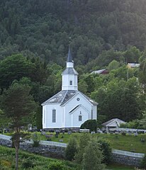 English: Lavik church (octagonal)