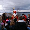 der Nikolaus an der Rheinmündung in den Bodensee