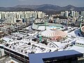 Suwon Civil Baseball Stadium from Royal Palace apartments