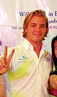 in Bangkok to promote the Oris Nico Rosberg Limited Edition Watch, 2006