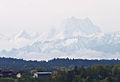 Watzmann - view from Burghausen (Distance 70 km)