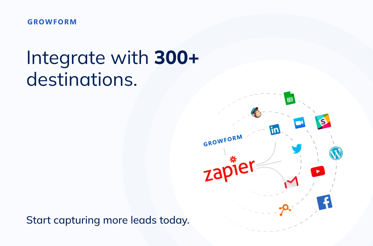 Integrate with 300  destinations.