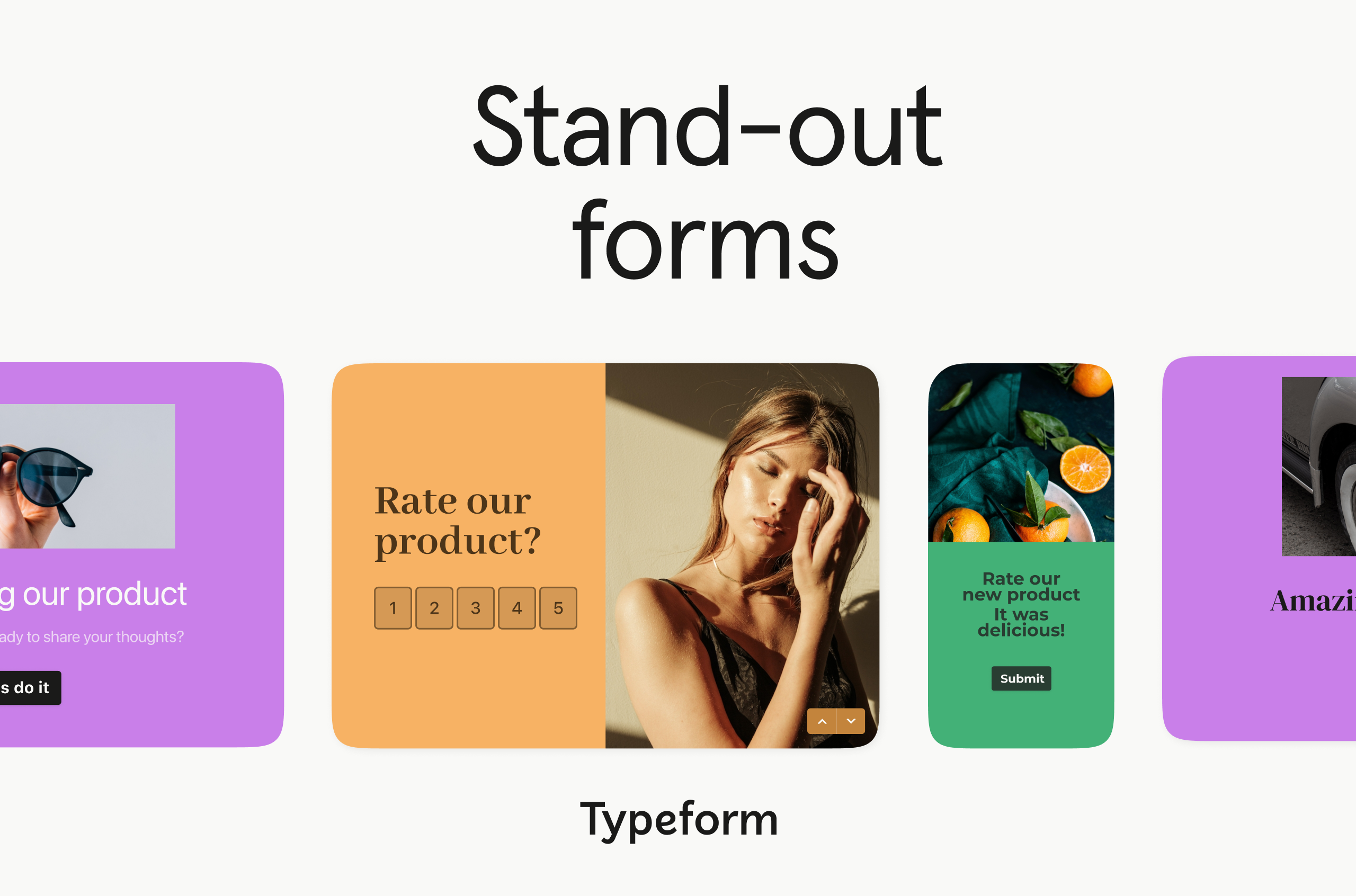 Create stand-out forms with Typeform