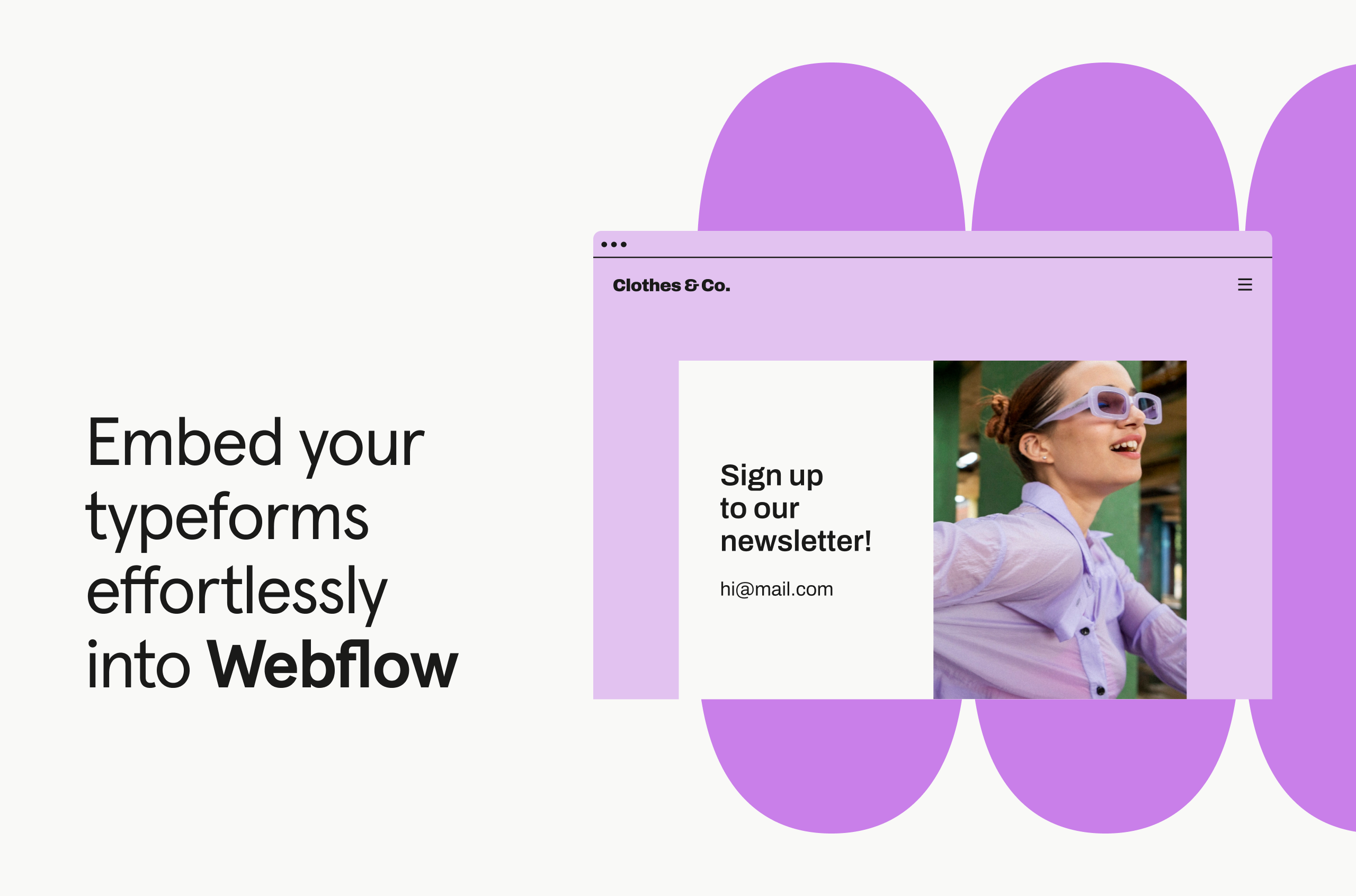 Embed your forms effortlessly into Webflow