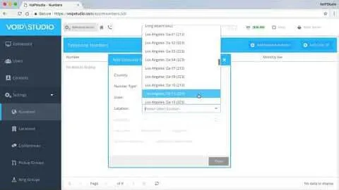 VoIPstudio add inbound number