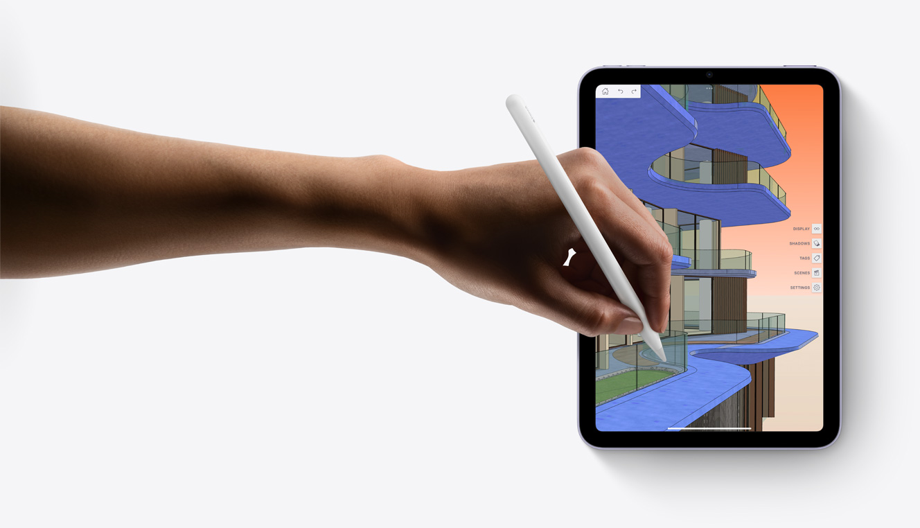 Using Apple Pencil on SketchUp app on iPad mini