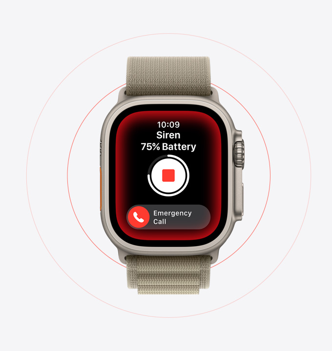 Sirena korištena na Apple Watchu Ultra 2.