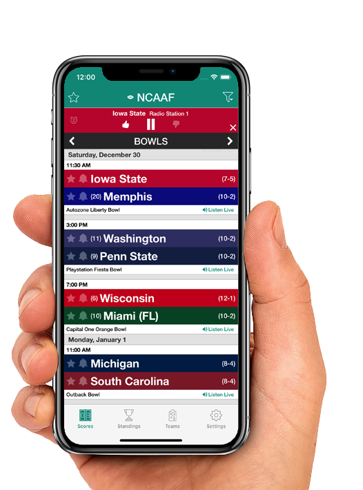 NCAA Football Radio main screenshot