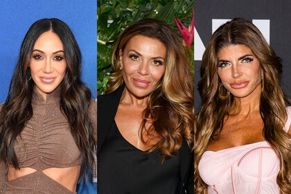 Split Images of Dolores Catania Melissa Gorga and Teresa Giudice