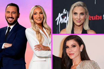 A split featuring Josh and Heather Altman of Million Dollar Listing LA and Heather Dubrow and Gina Kirschenheiter of The Real Housewives of Orange County.