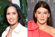 A split of Padma Lakshmi and Gail Simmons.