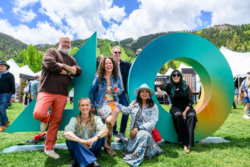 Guests at the 40th anniversary of the FOOD & WINE Classic in Aspen, Colorodo.