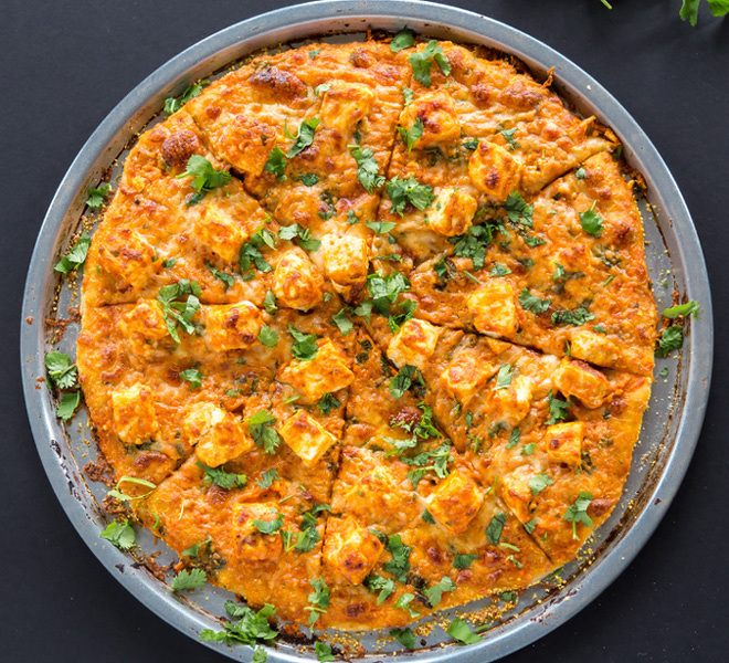 Indian Paneer Pizza