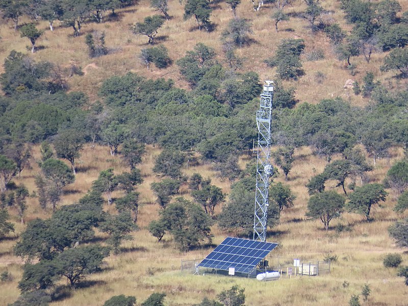 An Intergrated Fixed Tower in a desert valley