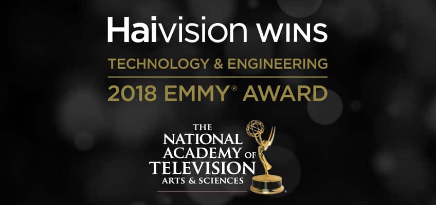 Haivision Wins Emmy Award for Technology & Engineering