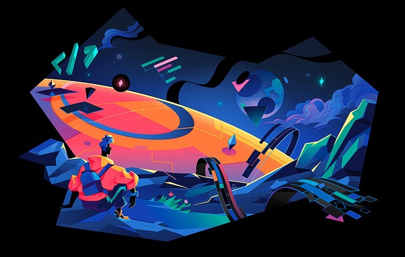 Epic Web Illustration by Hurca!