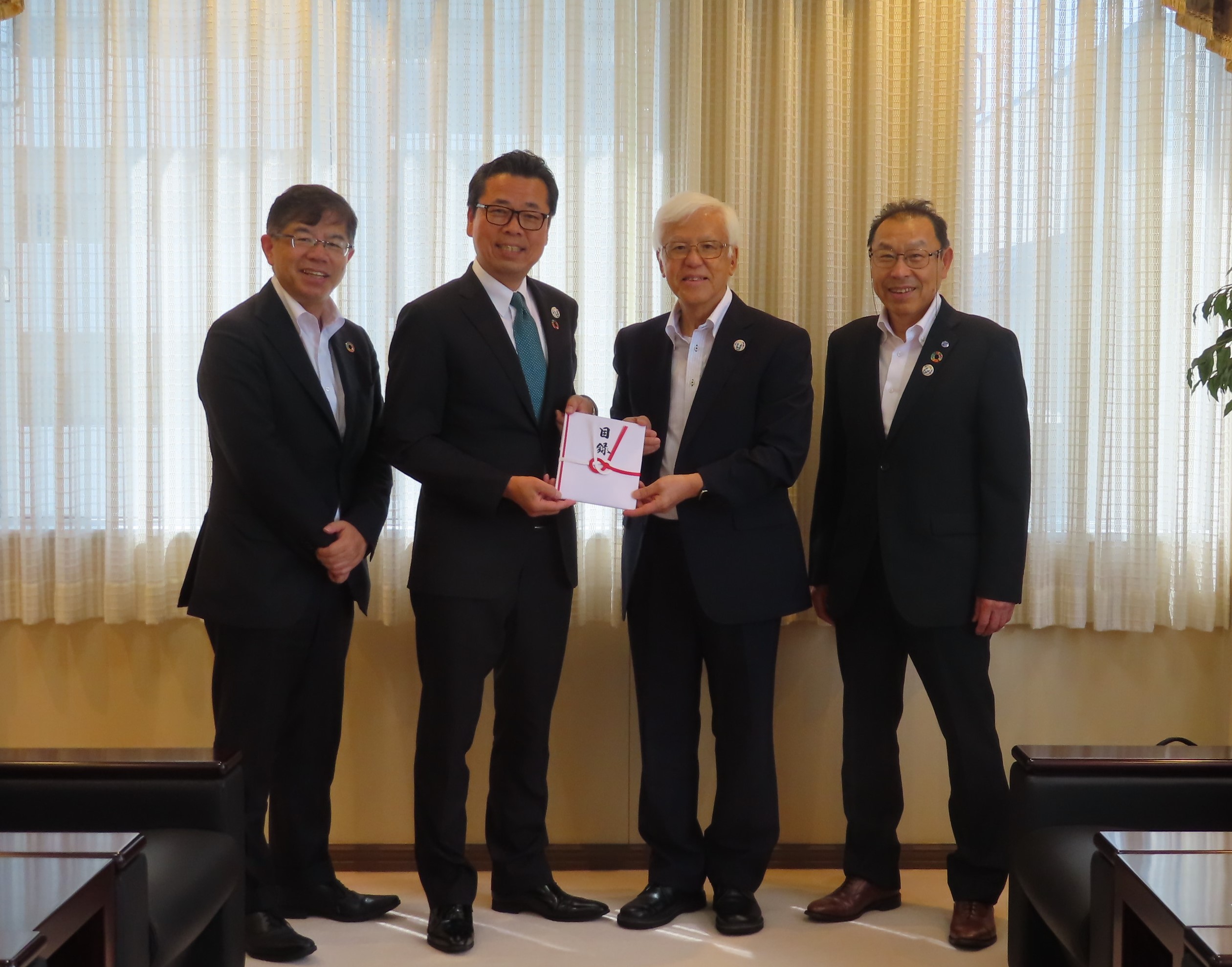 Generous Donation from Kansai Mirai Bank, Limited