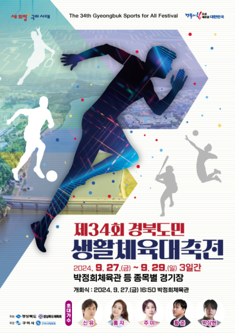 도민 1만명 구미를 스포츠로 달군다…경북도민생활체육대축전 개막