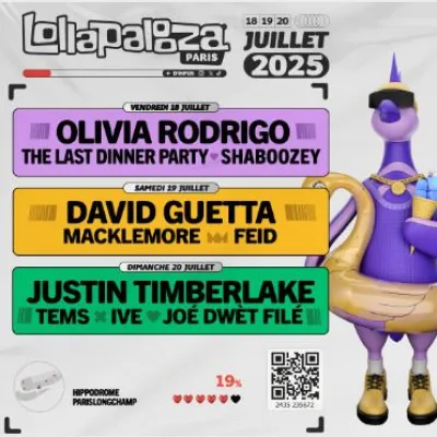 Lollapalooza : de nouveaux noms annoncés pour 2025 🔥