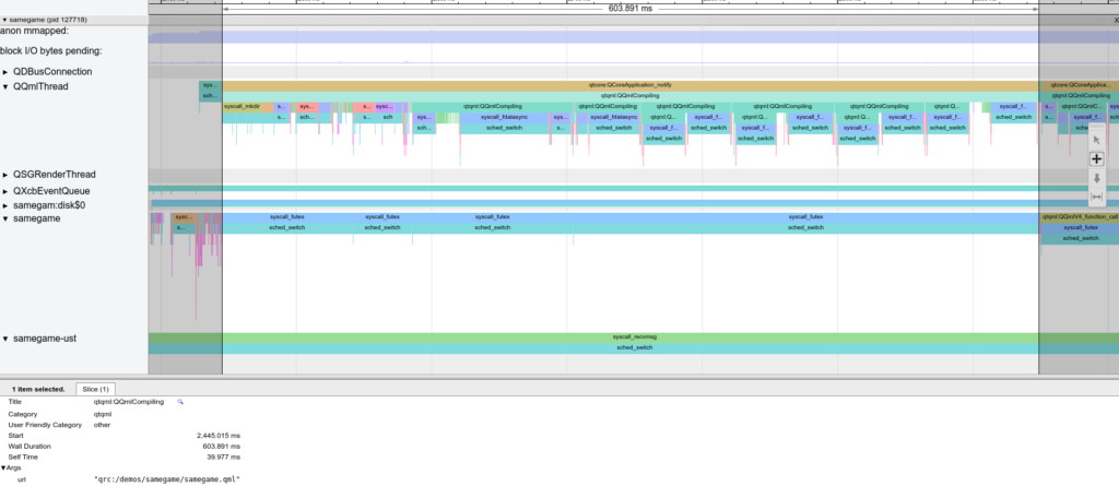 Chrome Tracing Qt QML