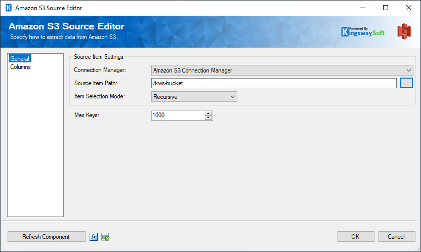 SSIS AWS S3 Source