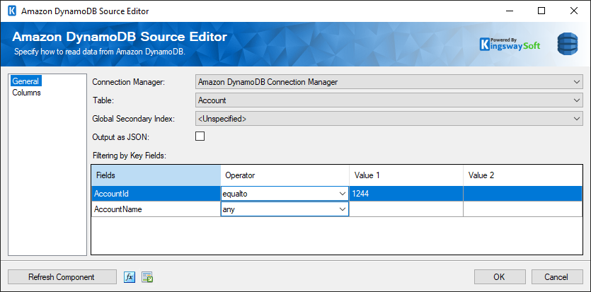 SSIS DynamoDB Source