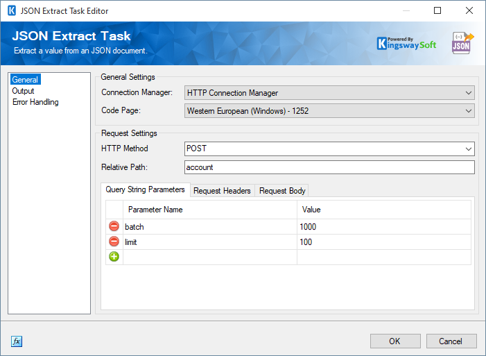 SSIS JSON Extract Task