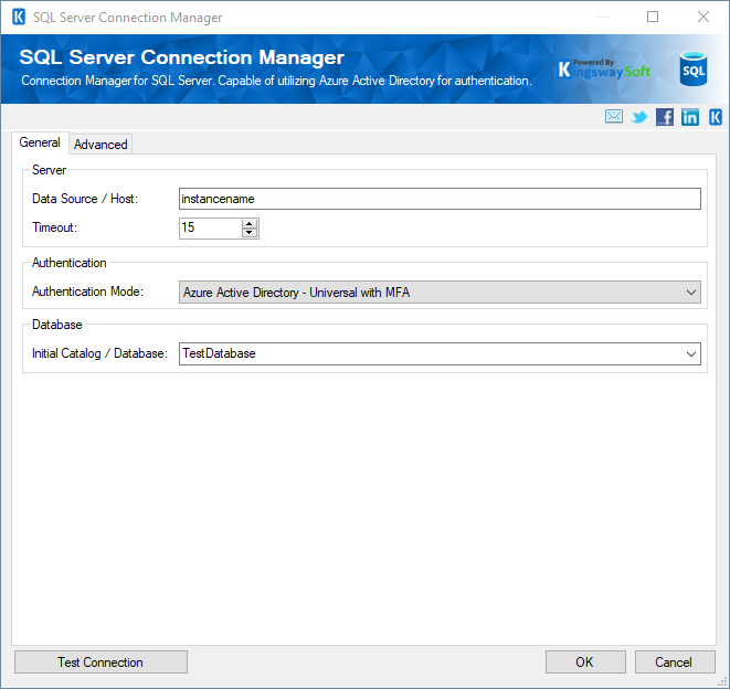 SQL Server Connection Manager - Azure Active Directory with MFA.png