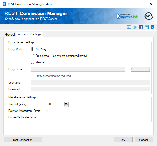 REST Connection Manager - Advanced