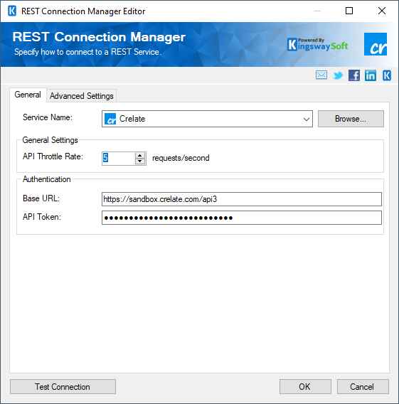 Crelate Rest Connection Manager