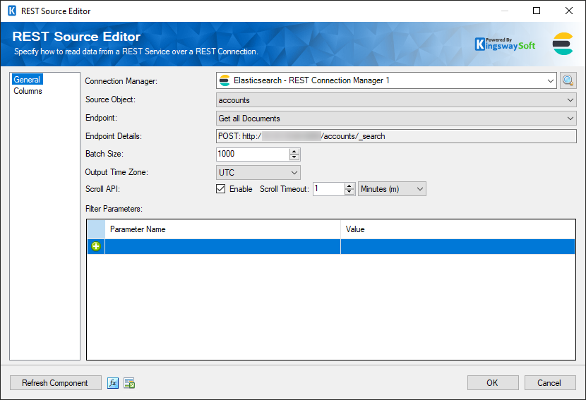 SSIS Elasticsearch REST Source