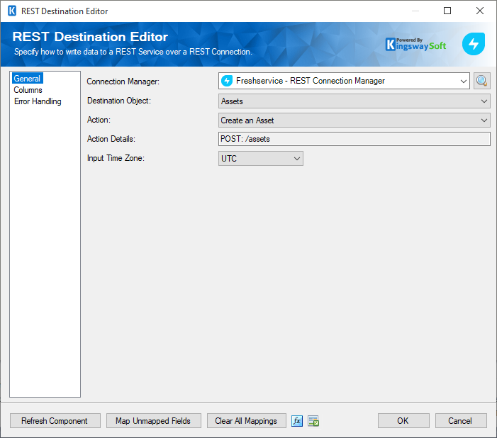 Freshservice Destination component.png