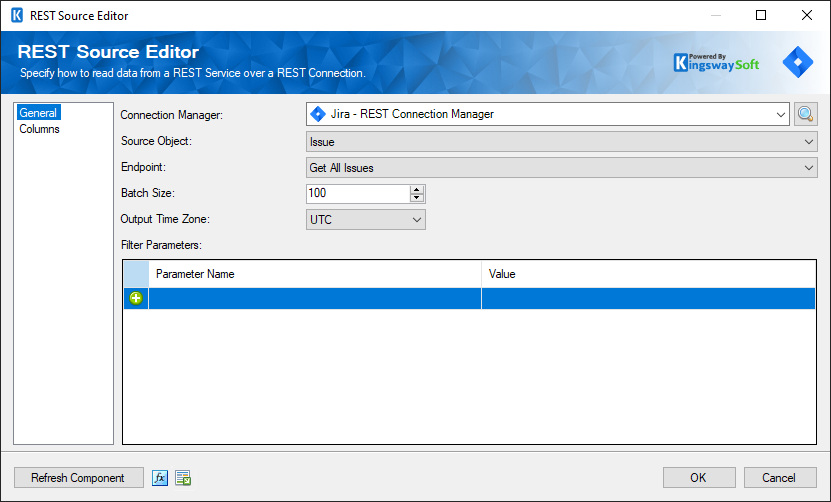 SSIS Jira REST Source