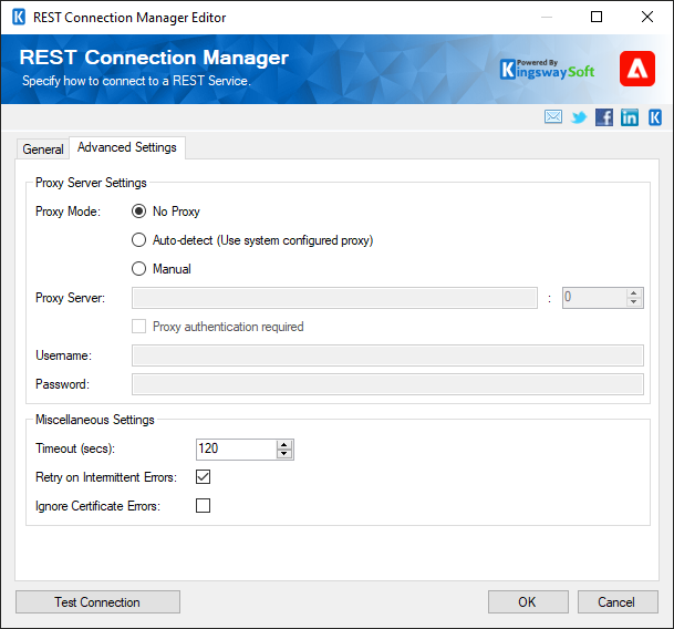 REST Connection Manager - Advanced