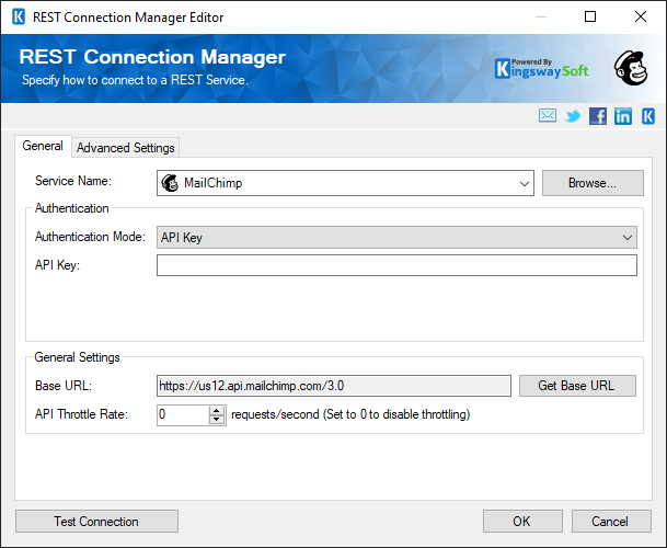 SSIS REST MailChimp Connection Manager