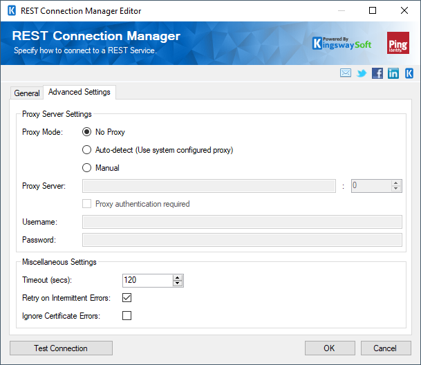 REST Connection Manager - Advanced