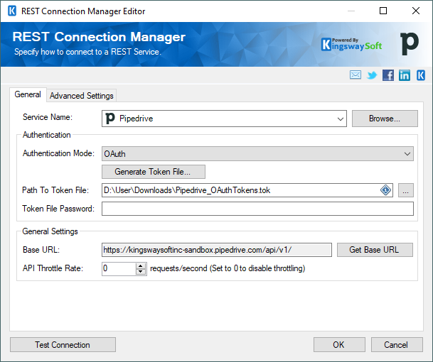 Pipedrive Connection Manager