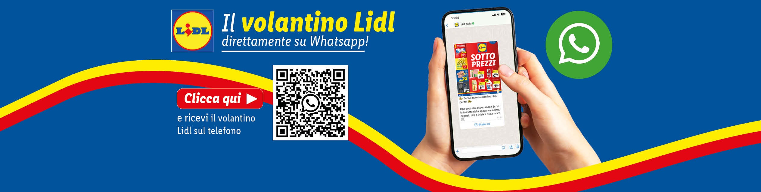 Il volantino Lidl su Whatsapp