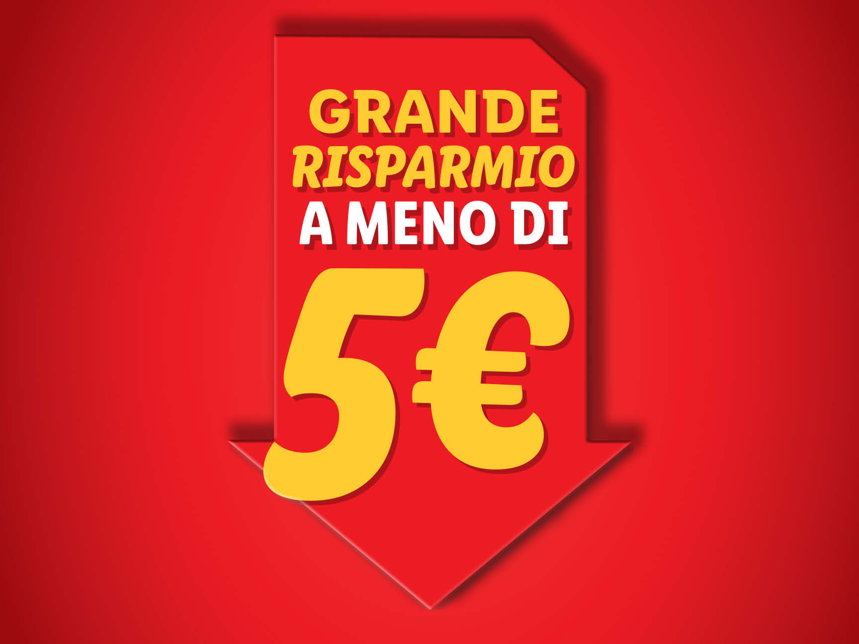 Grande risparmio a meno di 5€