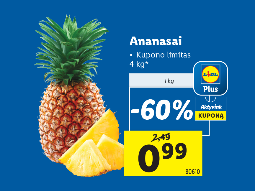 LIDL PLUS kuponai